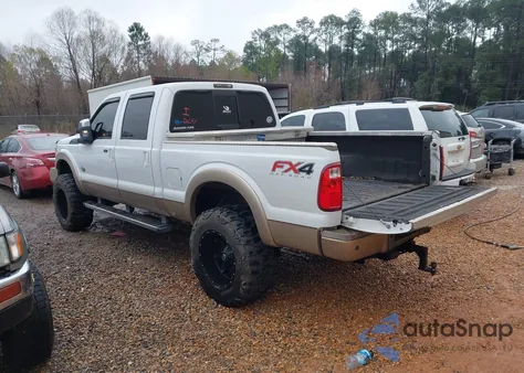 2012 Ford F-250 Lariat z USA, uszkodzony, nr VIN 1FT7W2BT9CEA54226